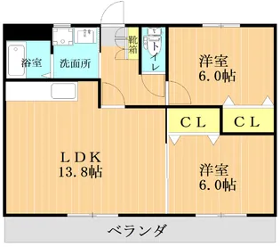GRANDER【3階】の間取り