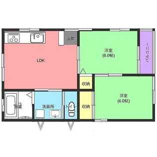 ラークハウス【1階】の間取り