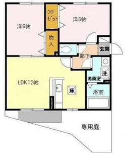 大阪府守口市大久保町1【アパート】の間取り