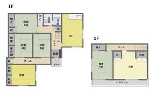 群馬県藤岡市立石新田【一戸建】の間取り