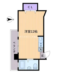 ファミールつつじヶ丘【4階】の間取り