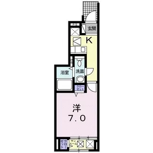 ガーデンハウスM C【1階】の間取り