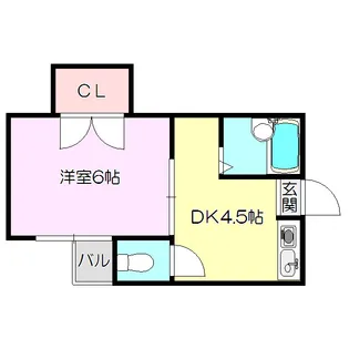 ラパンジール新大阪【3階】の間取り