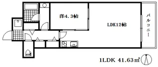 マグノリア・トアロード【6階】の間取り