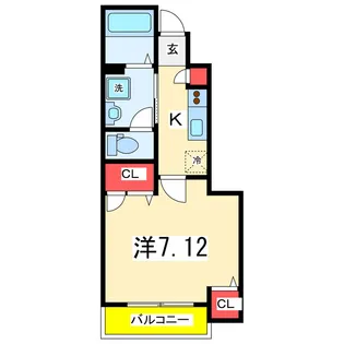 シャルマン異人池【1階】の間取り
