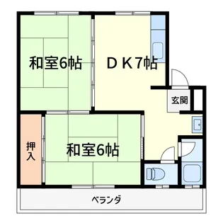 メゾン津之江【4階】の間取り