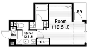 フェリシタ彦根【4階】の間取り