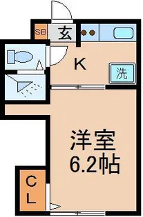 魚地マンション【3階】の間取り