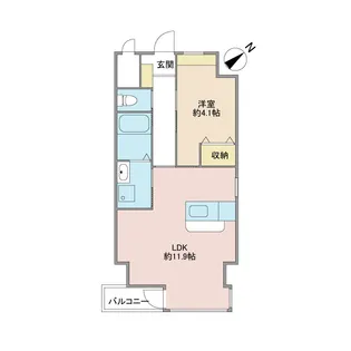 SEIKO BLD【4階】の間取り