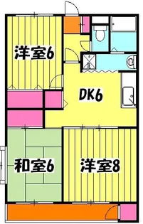 ハイデンス桶川II【2階】の間取り