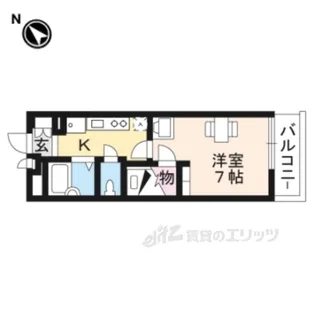 レオパレスフレンズ【3階】の間取り
