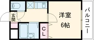 大阪府高槻市八幡町【マンション】の間取り