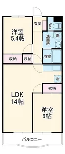 カーササンユウ【1階】の間取り