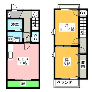 静岡県浜松市中央区有玉台3【一戸建】の間取り