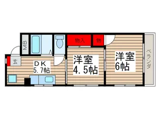 ビルドハピネス【2階】の間取り