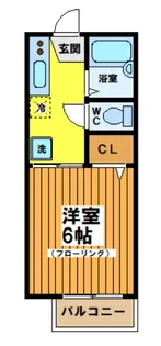 シャトレーキムラ【1階】の間取り