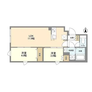 東京都世田谷区北沢5【マンション】の間取り
