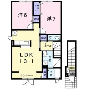 Eternal A【2階】の間取り