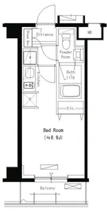 東京都大田区蒲田本町2【マンション】の間取り