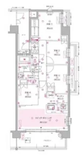 東京都三鷹市下連雀7【マンション】の間取り