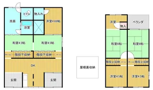 大阪府守口市大久保町5【一戸建】の間取り