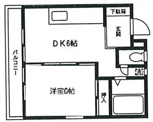 ブリック上溝【3階】の間取り