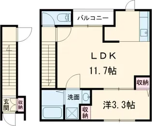 Prezia福田【2階】の間取り