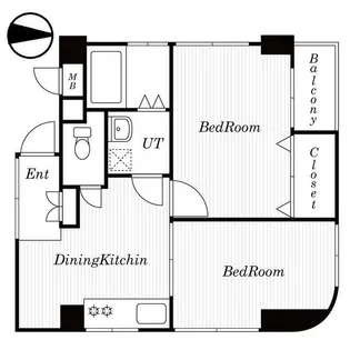 東京都台東区清川2【マンション】の間取り