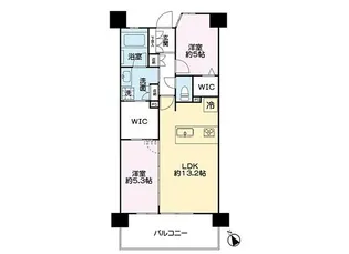 レクシア青葉東ティアード【3階】の間取り