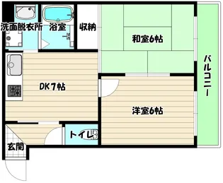 大阪府大阪市淀川区野中南2【マンション】の間取り