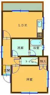 レガーメ津山【2階】の間取り
