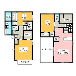 フェリーチェハウスの間取り