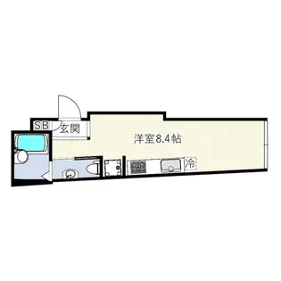 1Rの間取り画像