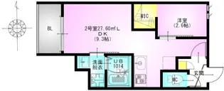 神奈川県海老名市国分北2【アパート】の間取り