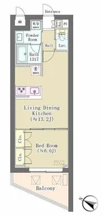 東京都世田谷区下馬1【マンション】の間取り