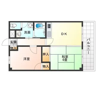 兵庫県尼崎市大庄西町4【マンション】の間取り