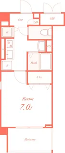 コンセールKUNI【1階】の間取り