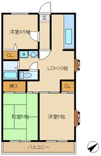 ベル・ビュー松戸【2階】の間取り
