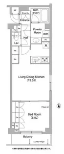 東京都品川区上大崎2【マンション】の間取り