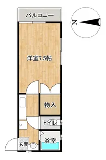 ハイツ華わかば【1階】の間取り