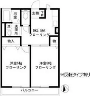 メゾンダジュール8番館【2階】の間取り