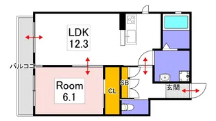 アンシャンテ【2階】の間取り