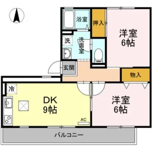 神奈川県相模原市緑区西橋本1【アパート】の間取り