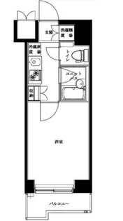 ルーブル北新宿【2階】の間取り