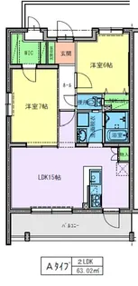 ヴィブレアキレレジデンス【1階】の間取り