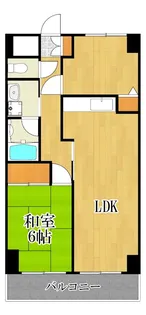 神奈川県川崎市幸区南幸町1【マンション】の間取り