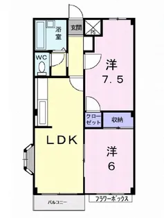 エルディムセキネ【2階】の間取り