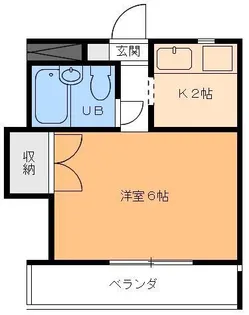 GRACE HATADERA【2階】の間取り