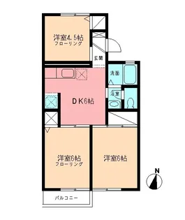 シャトレーSHIMIZU【2階】の間取り