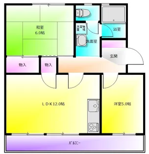 ニュー志紀ハイツ【3階】の間取り